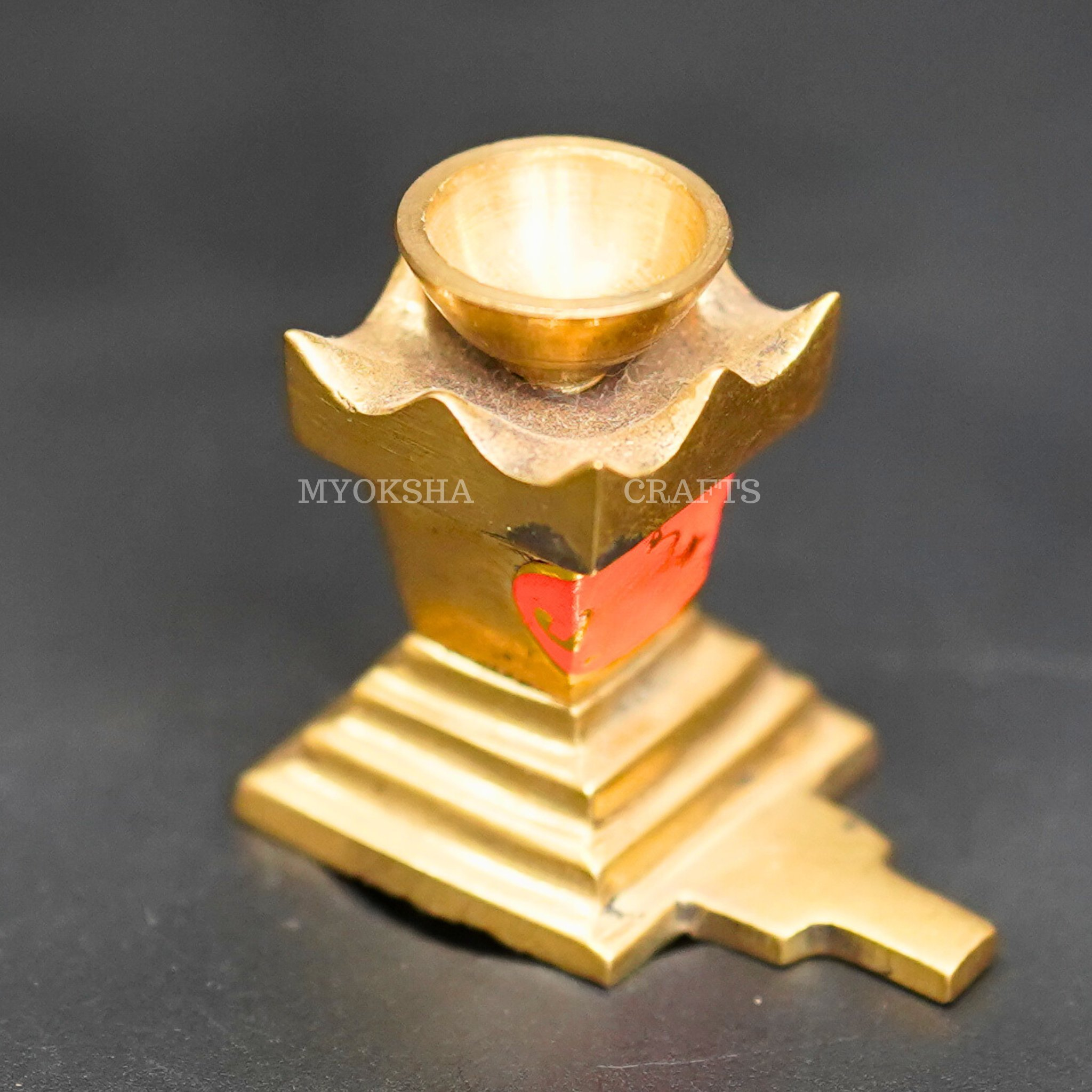 Brass Tulasi Dhoop Stick Holder