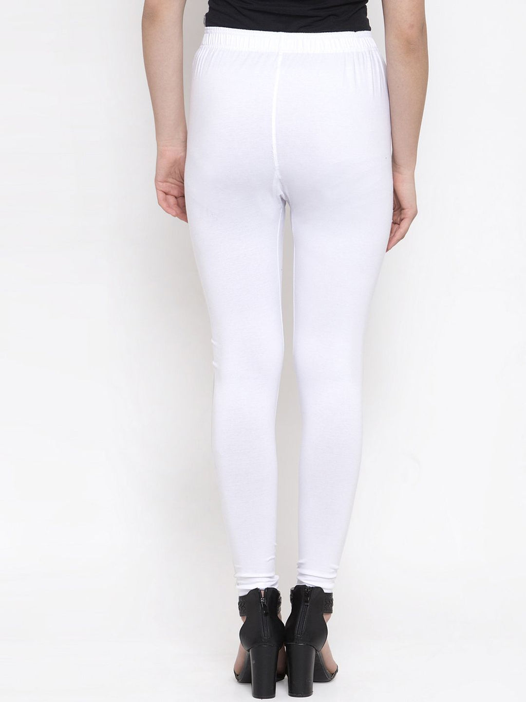 TAG 7 Women Pack Of 2 Solid Churidar-Length Leggings
