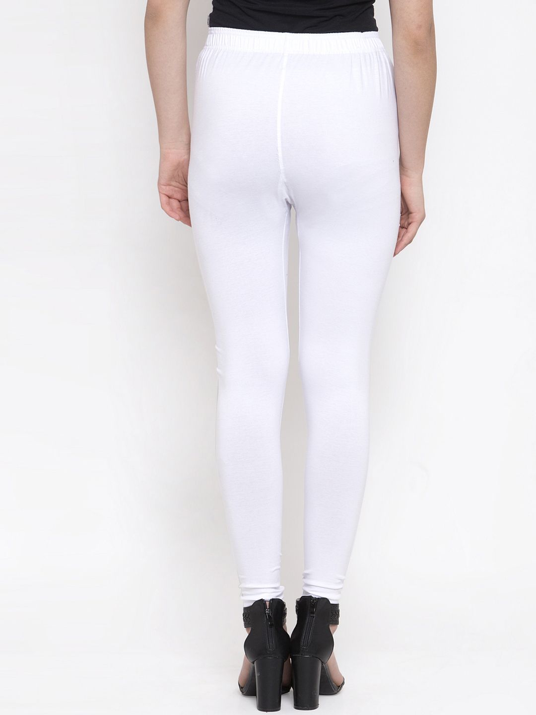 TAG 7 Women Pack Of 2 Solid Churidar-Length Leggings