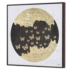 Tehzeeb Creations Golden Embossed Wall Painting