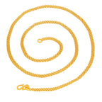 Gold-Polished Alloy Classic Unisex Chain - The Pari