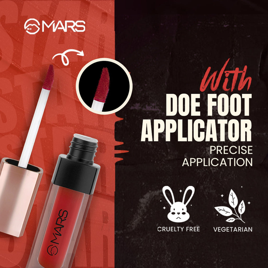 MARS Cosmetics Popstar Non Drying Liquid Mousse Lipstick - 26 Brownout - Distacart