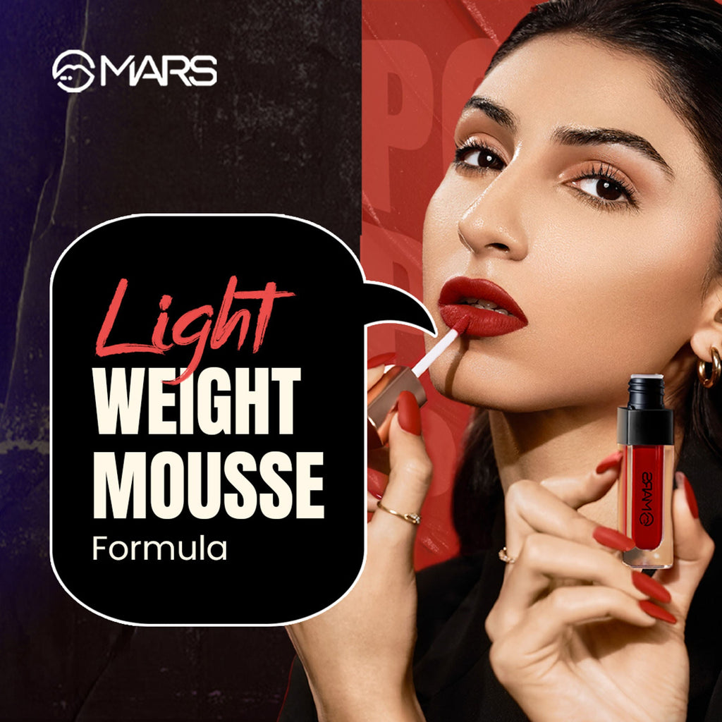 MARS Cosmetics Popstar Non Drying Liquid Mousse Lipstick - 27 Flirty Mocha - Distacart