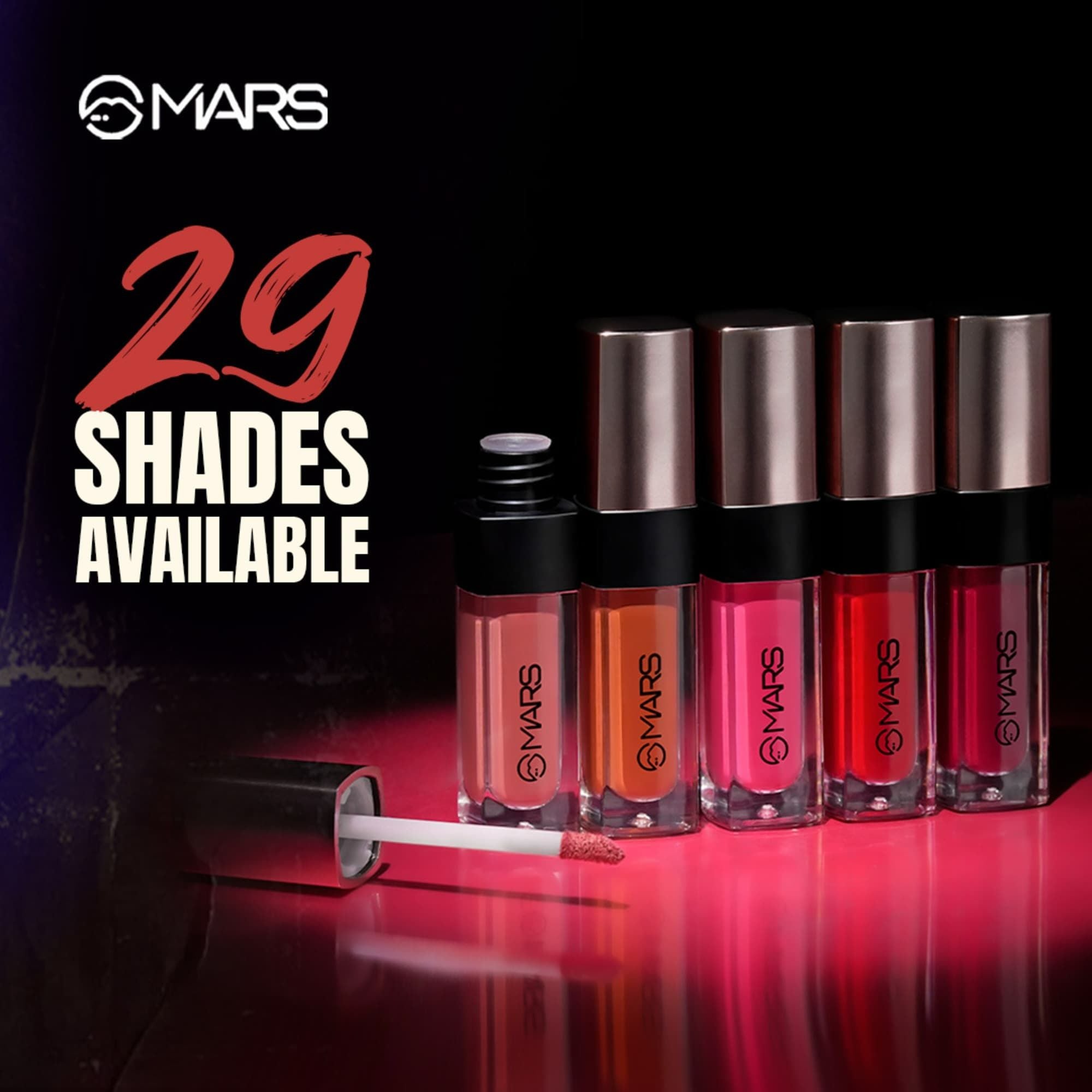 MARS Cosmetics Popstar Non Drying Liquid Mousse Lipstick - 28 Encore - Distacart