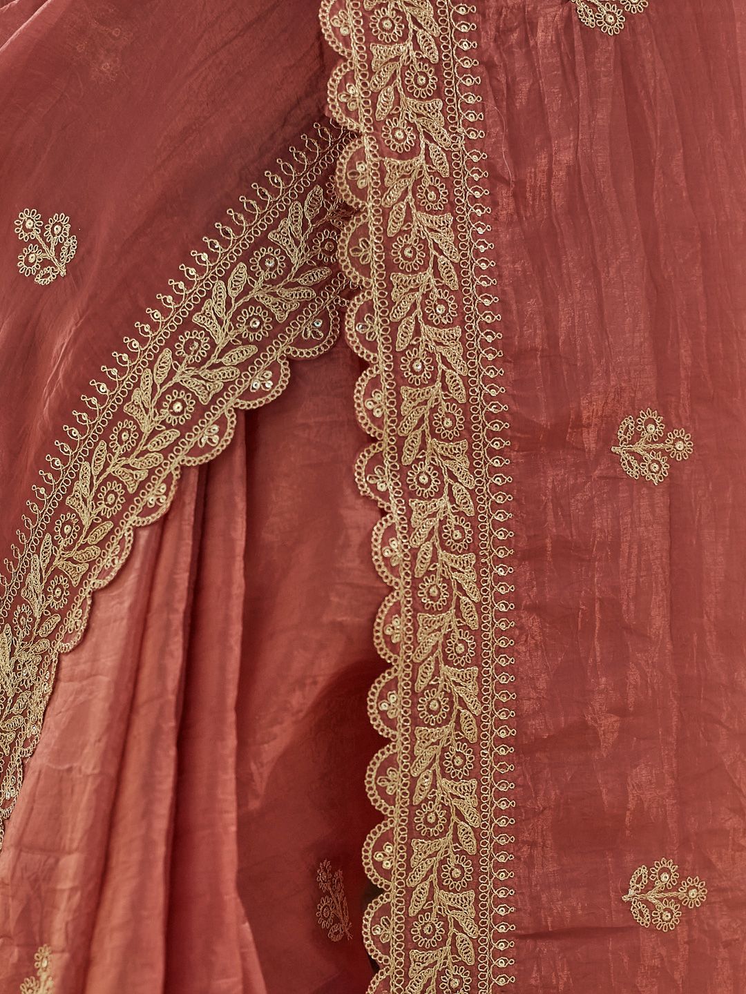 kasee Embellished Zardozi Silk Blend Saree
