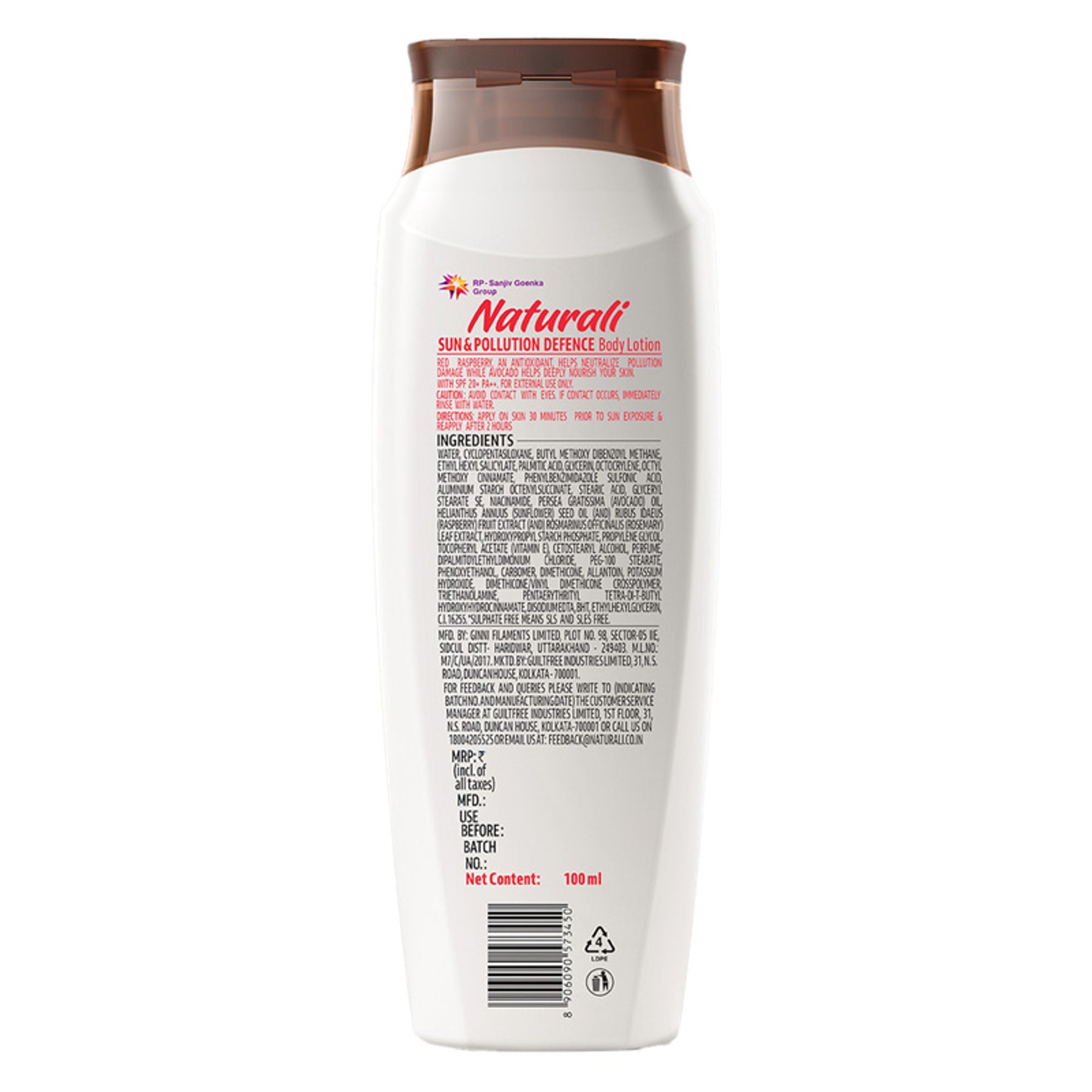 Naturali Sun & Pollution Defence Body Lotion