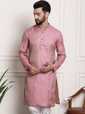 Sojanya Ethnic Motifs Jacquard Silk Cotton Kurta