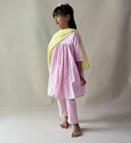 ArthLife Pink Anarkali Dress