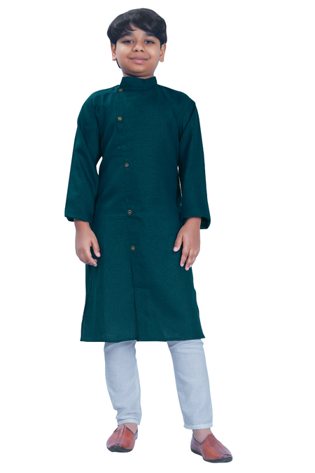 DEIANA'S Casual Designer Kurta Pyjama Set For Boys And kids (Green)