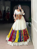 Lorenvalley Fashion White Pure Rayon Multi Colour Patch With Lace Touch Up Lehenga Choli - Distacart
