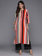 Indo Era Multi Printed Straight Kurta - Distacart