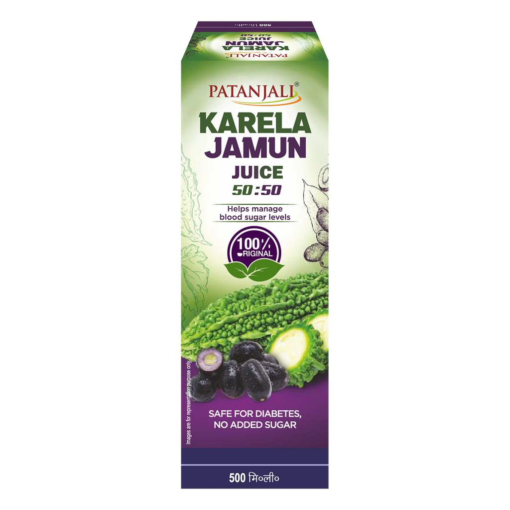 Patanjali Karela Jamun 50-50 Juice - Distacart