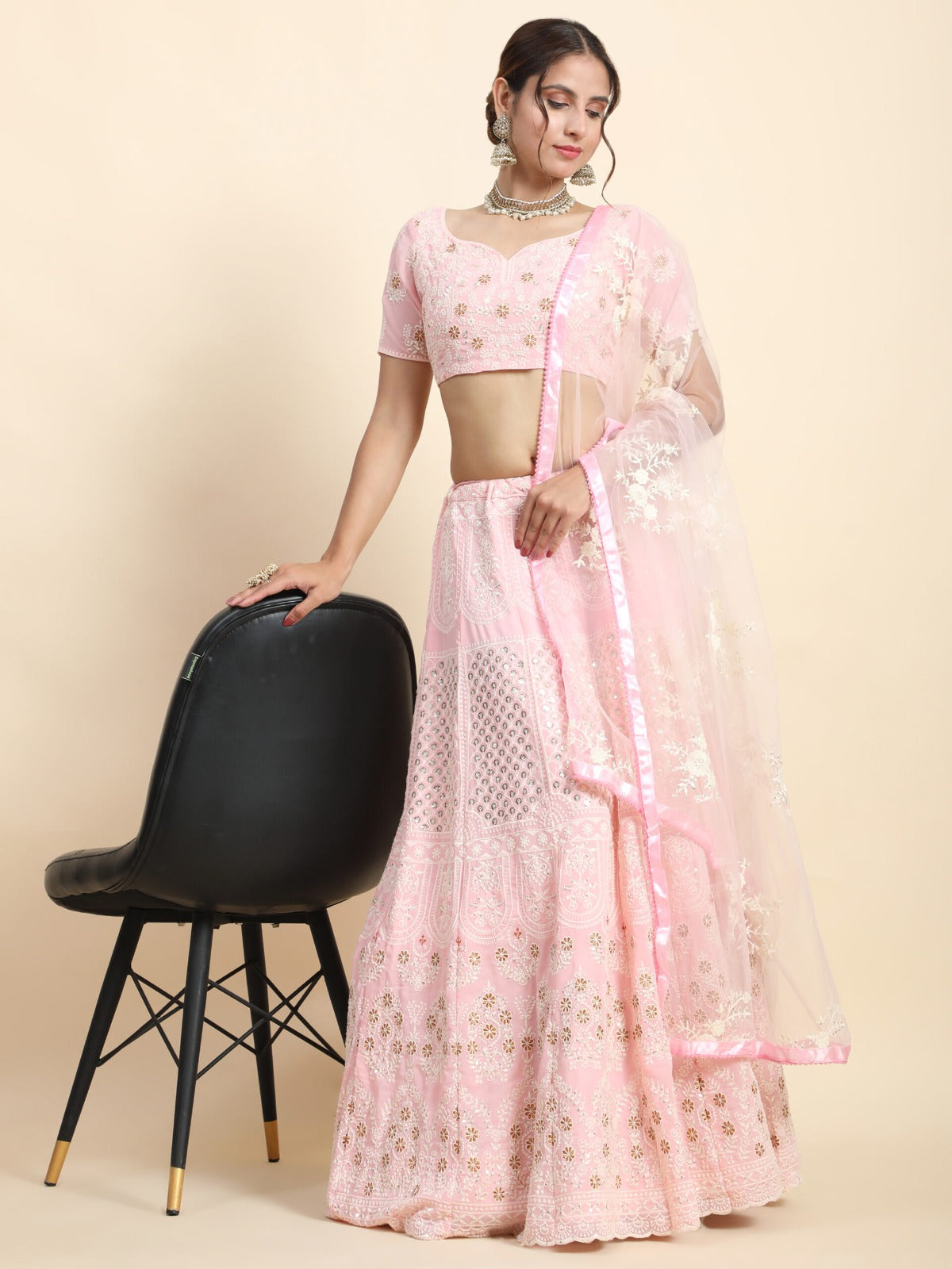 Lehenga Mart Glamorous Designer Lehenga Choli for Bridal and Bridesmaids Wedding Wear Choli