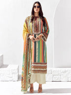 Indo Era Multi Printed Straight Kurta Trousers set - Distacart