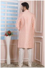 Raivat Ethnic Art Silk Thread Work Indo Western In Pink Colour - Distacart