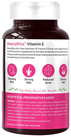 bliss welness skin hair care vitamin e capsule