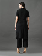 Myshka Women's Black Kurta Set - Distacart