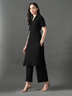 Myshka Women's Black Kurta Set - Distacart