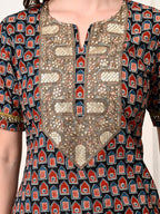 Myshka Women's Cotton Printed Kurta Set