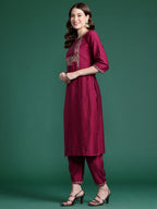 Indo Era Women Embroidered Straight Kurta Set - Distacart