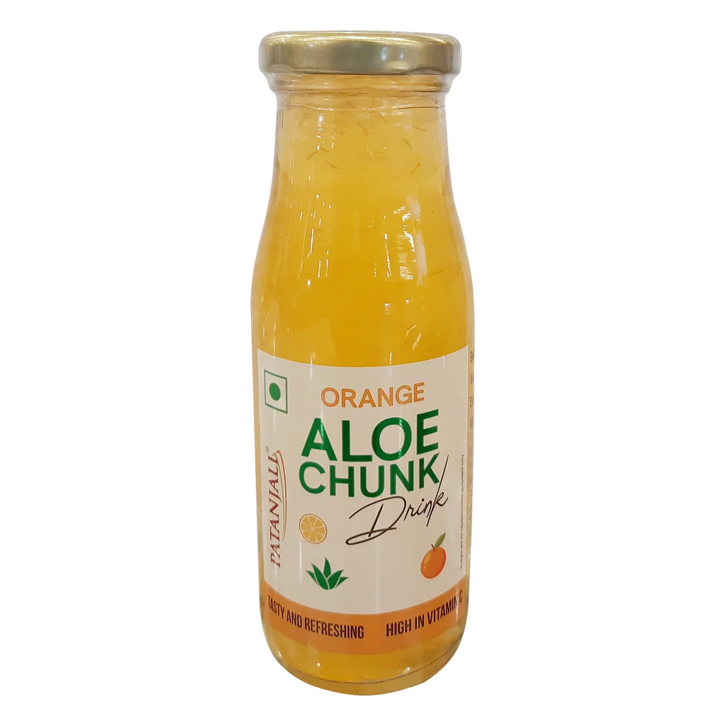 Patanjali Orange Aloe Chunk Drink - Distacart