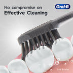 Oral-B 3D White Charcoal Soft Toothbrush For Adults (Pack Of 2)