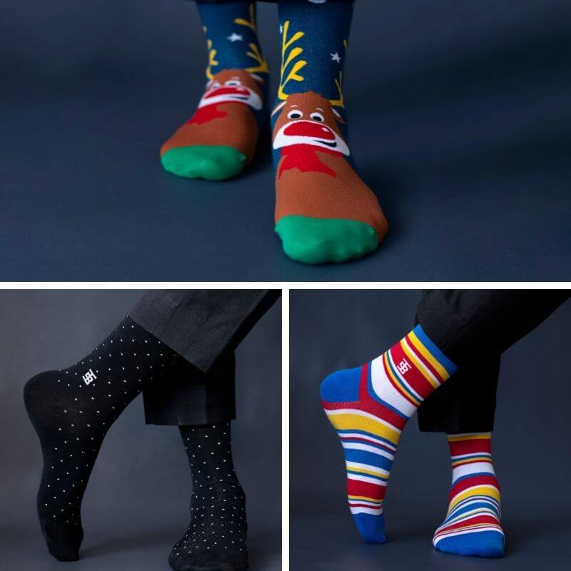 Socksoho Luxury Men Socks Power Gift Box