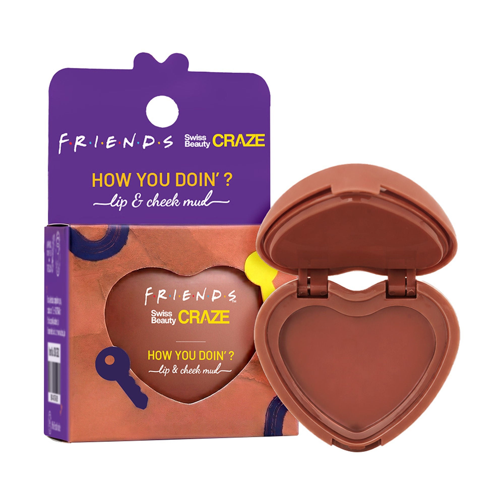 Swiss Beauty Craze How You Doin? Lip & Cheek Mud - 2 Flirty Blush