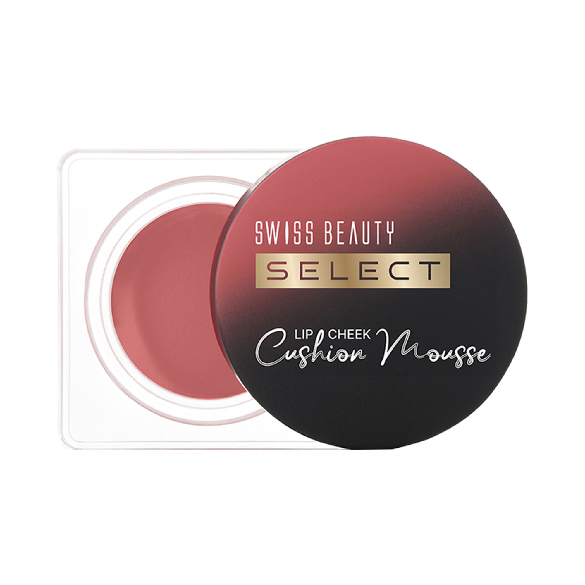 Swiss Beauty Select Lip And Cheek Cushion Mousse With Vitamin E - 2 Vogue Rose - Distacart