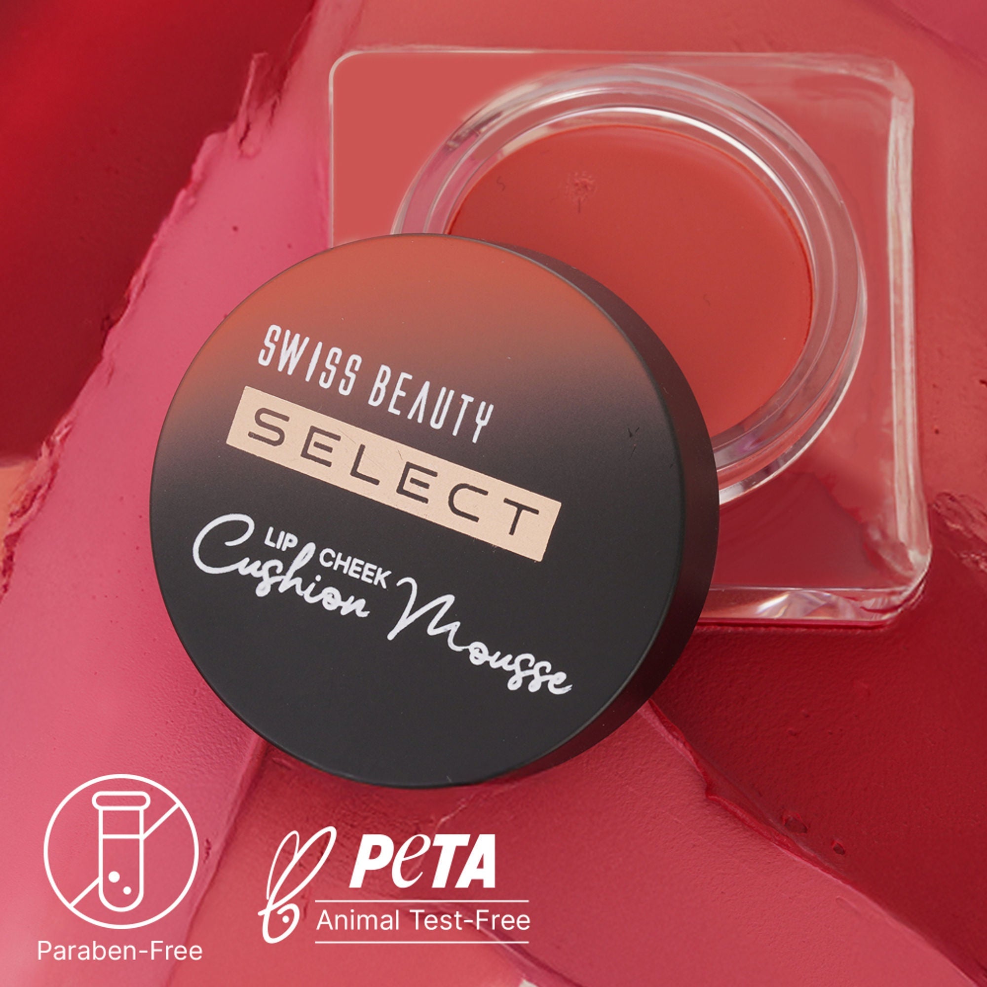 Swiss Beauty Select Lip And Cheek Cushion Mousse With Vitamin E - 3 Elevate Pink - Distacart