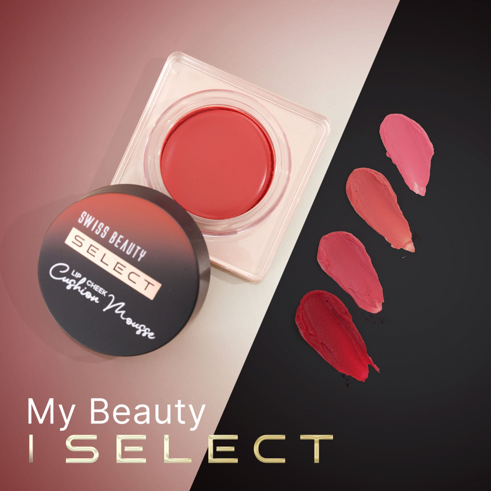 Swiss Beauty Select Lip And Cheek Cushion Mousse With Vitamin E - 3 Elevate Pink - Distacart
