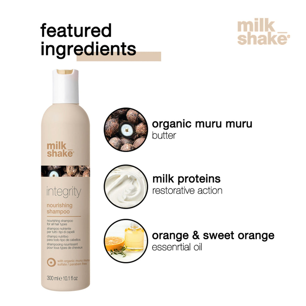 Milkshake Integrity Nourishing Shampoo For Damaged & Chemically Treated Hair