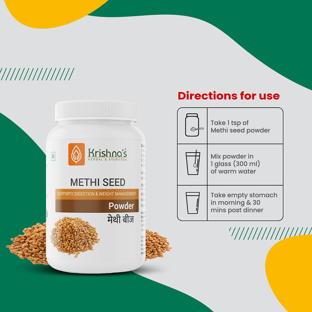 Krishna'S Herbal & Ayurveda Methi Seed Powder - Distacart