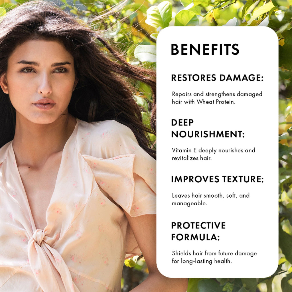 Naturica Repairing Deep Treatment for Damaged Hair, Detangle with Olive Oil & Vitamin E Formula - Distacart
