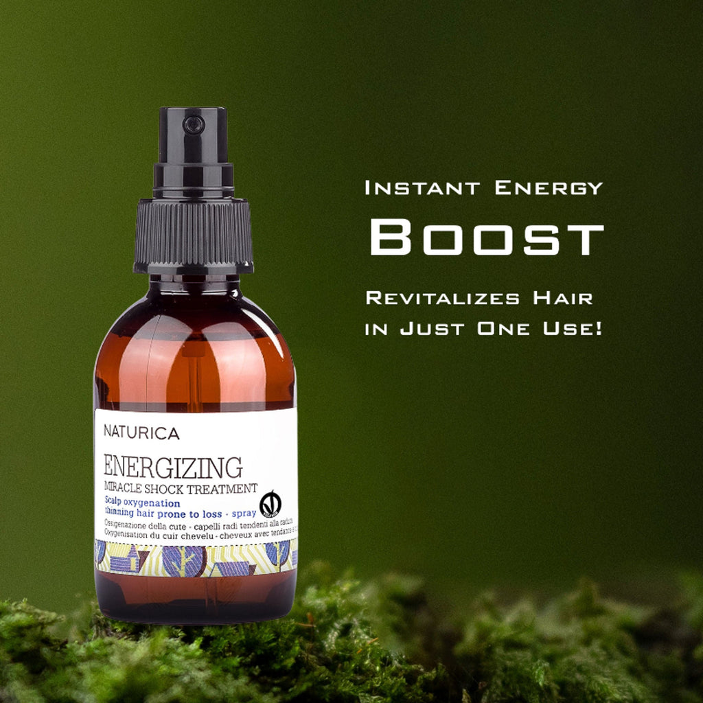 Naturica Energizing Miracle Treatment for Thin Hair, Reduce Fiber Loss with Caper & Ginseng Extract - Distacart