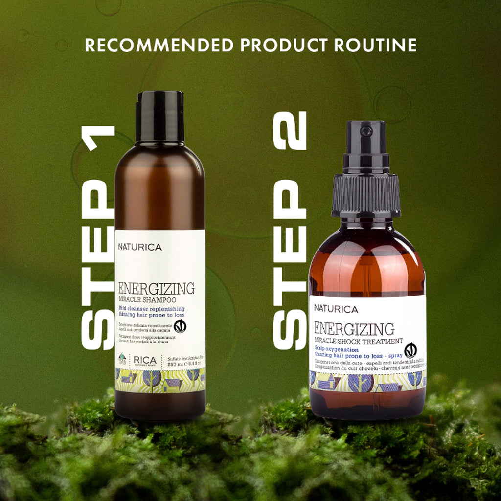 Naturica Energizing Miracle Treatment for Thin Hair, Reduce Fiber Loss with Caper & Ginseng Extract - Distacart