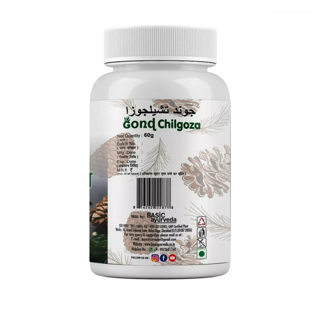 Basic Ayurveda Gond Chilgoza