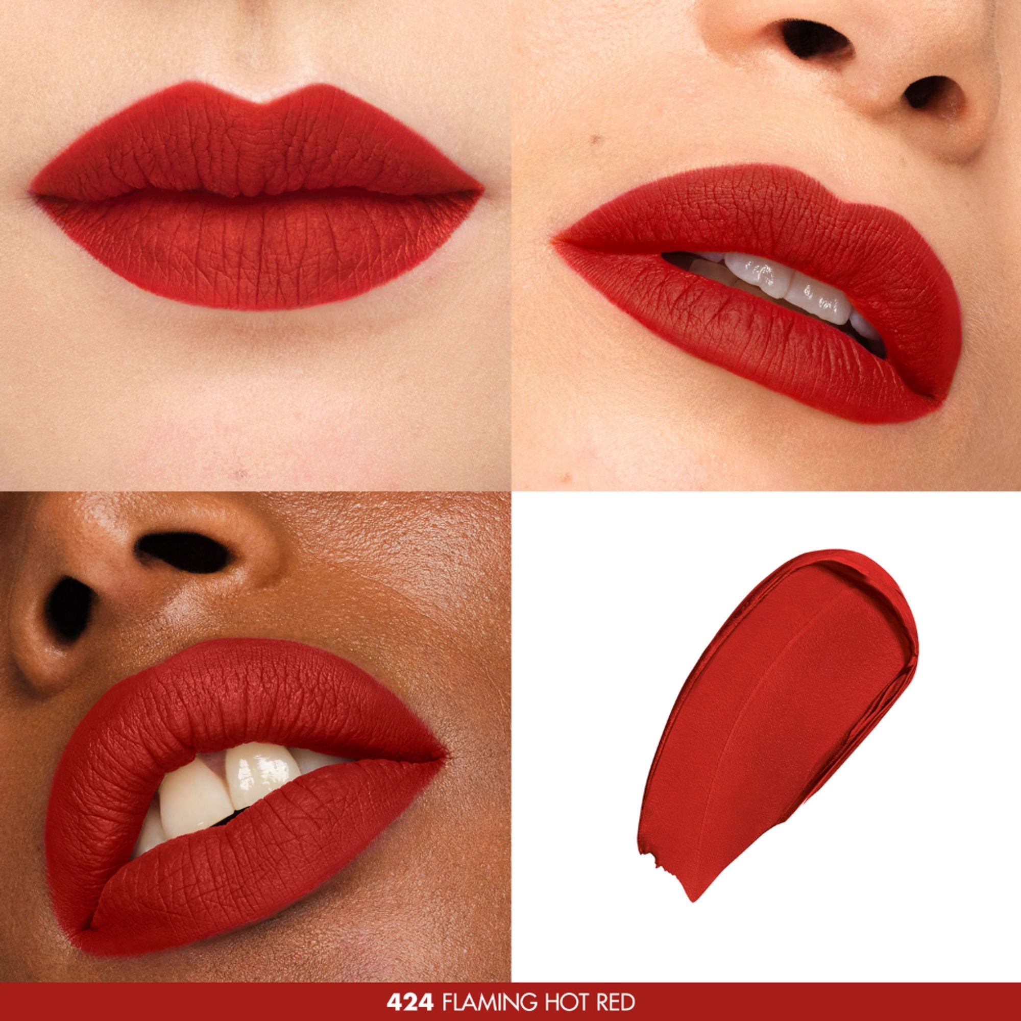 MAKE UP FOR EVER Ra For Ever Stick Matte - 424 Flaming Hot Red