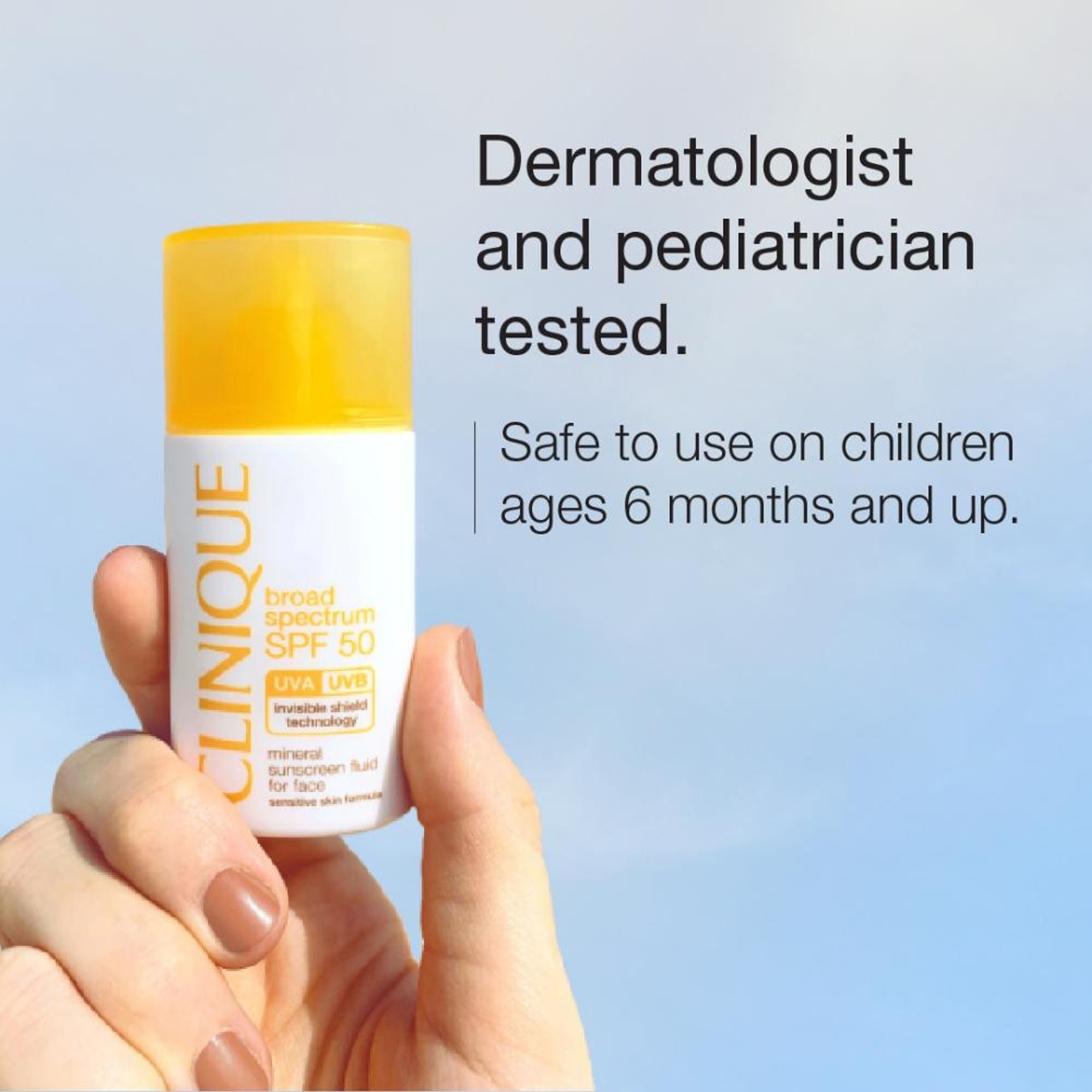 Clinique SPF 50 UVA/UVB Mineral Sunscreen Fluid For Face
