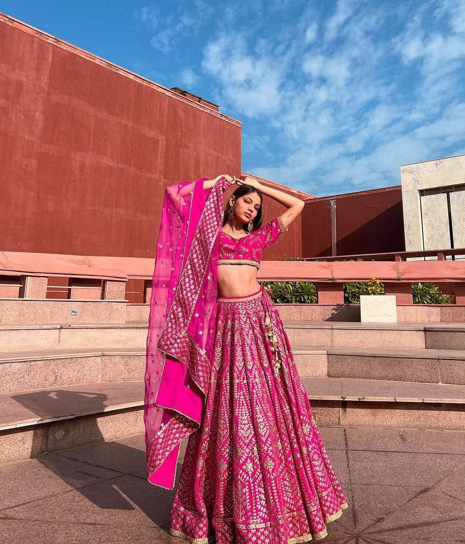 Lehenga Mart Glamorous Designer Lehenga Choli for Bridal and Bridesmaids Wedding Wear Choli