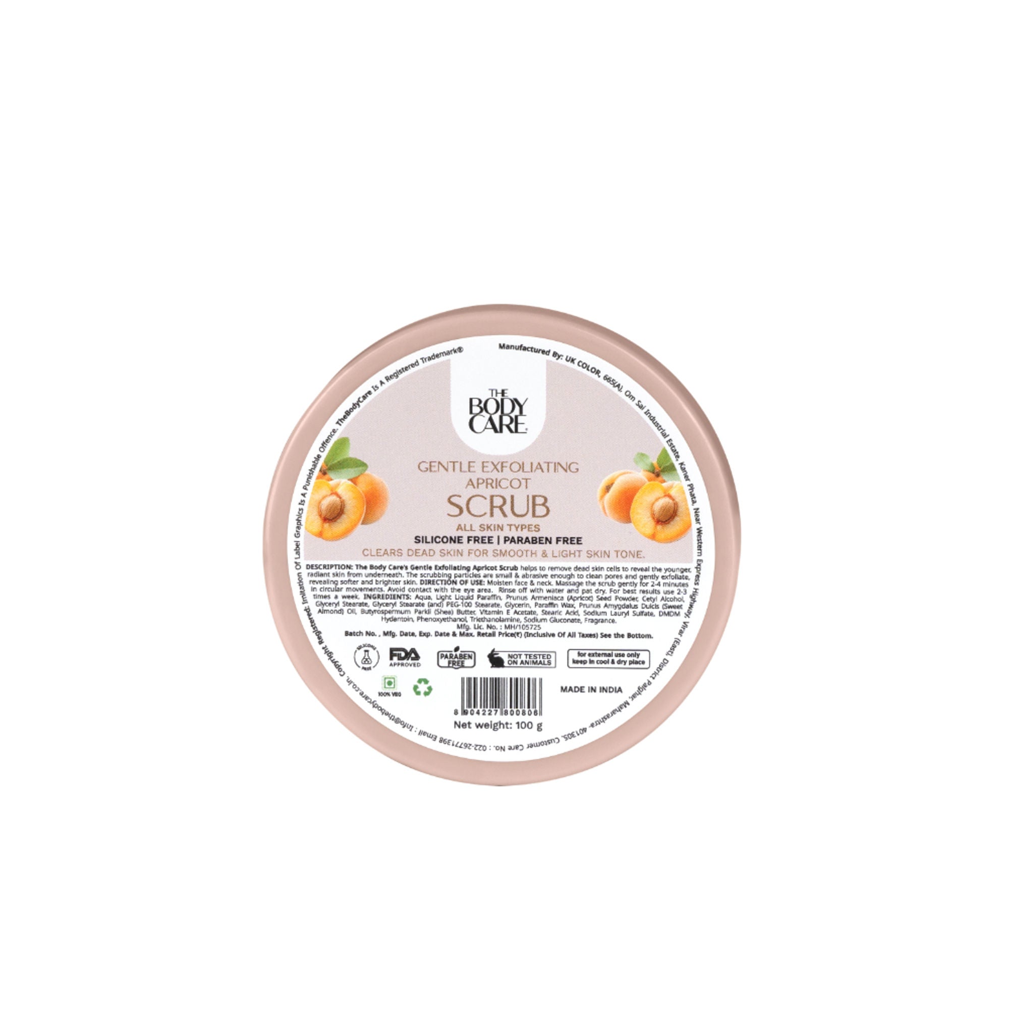 The Body Care Apricot Facial Scrub