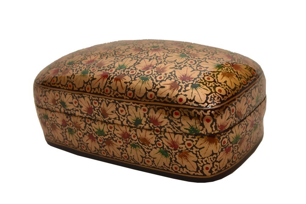 Nizalia Assorted Golden Chinar Oval Box - Limited Time Offer