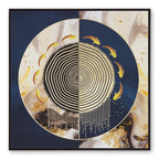 Tehzeeb Creations Golden Embossed Wall Painting