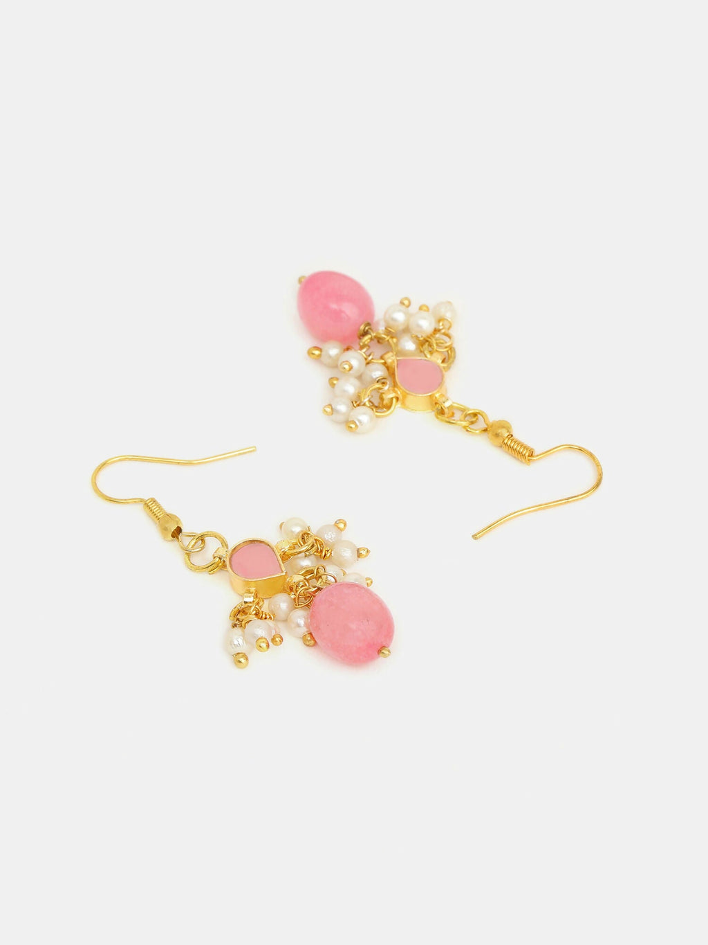 Ruby Raang Rosebud Glow Earrings - Distacart