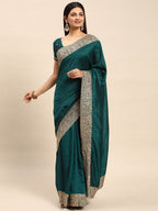 kasee Embellished Zari Saree - Distacart