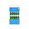 shills professional reusable press on nails almond spn613