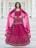 Myra Deep Pink Embroidered Designer Lehenga