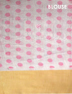 Shades of Milk White Colour Floral Design Chander Printed Saree By Gayathri Reddy Designer Studio