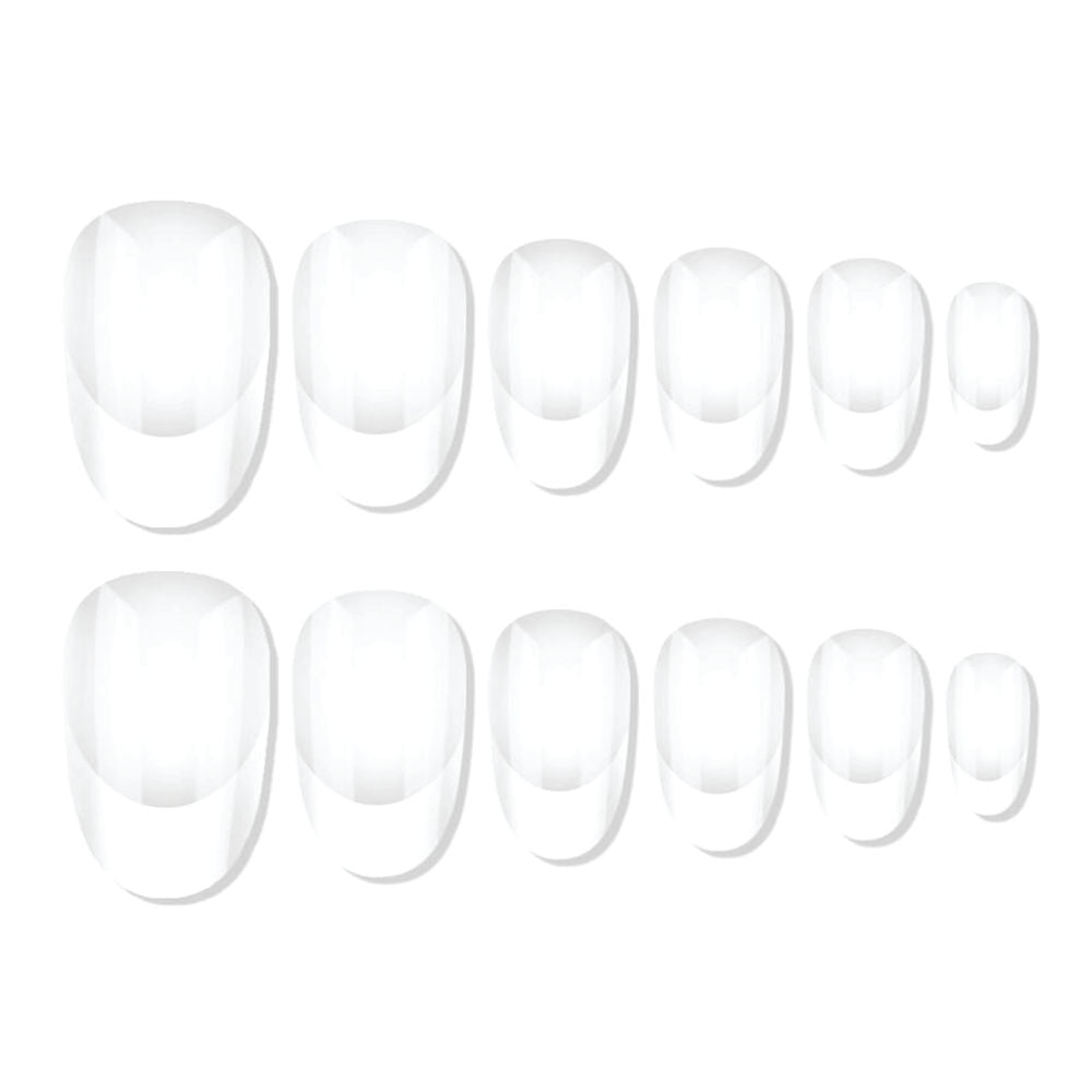 shills professional reusable press on nails french oval spn708