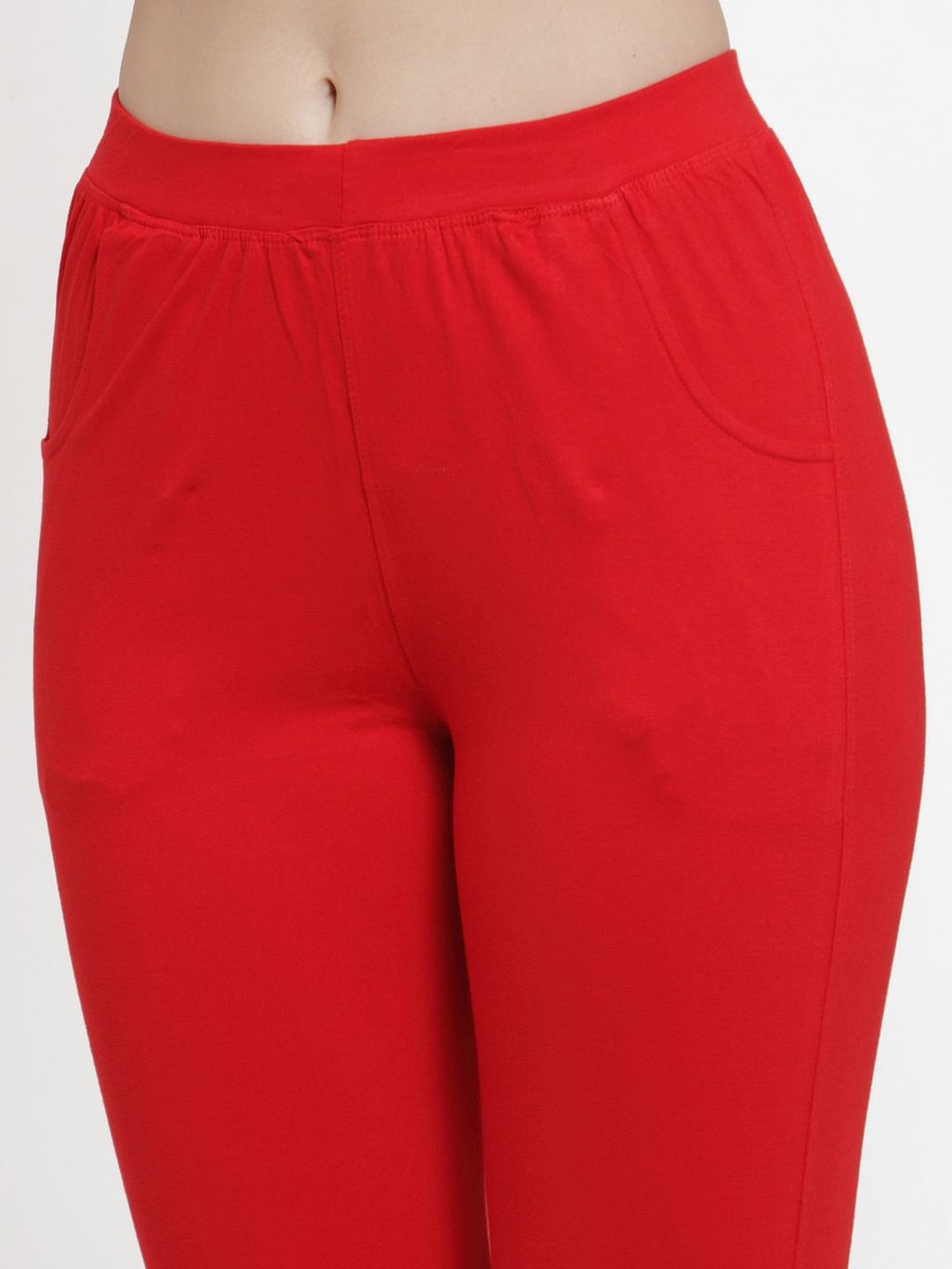TAG 7 Women Pack Of 2 Solid Ankle-Length Straight-Fit Leggings